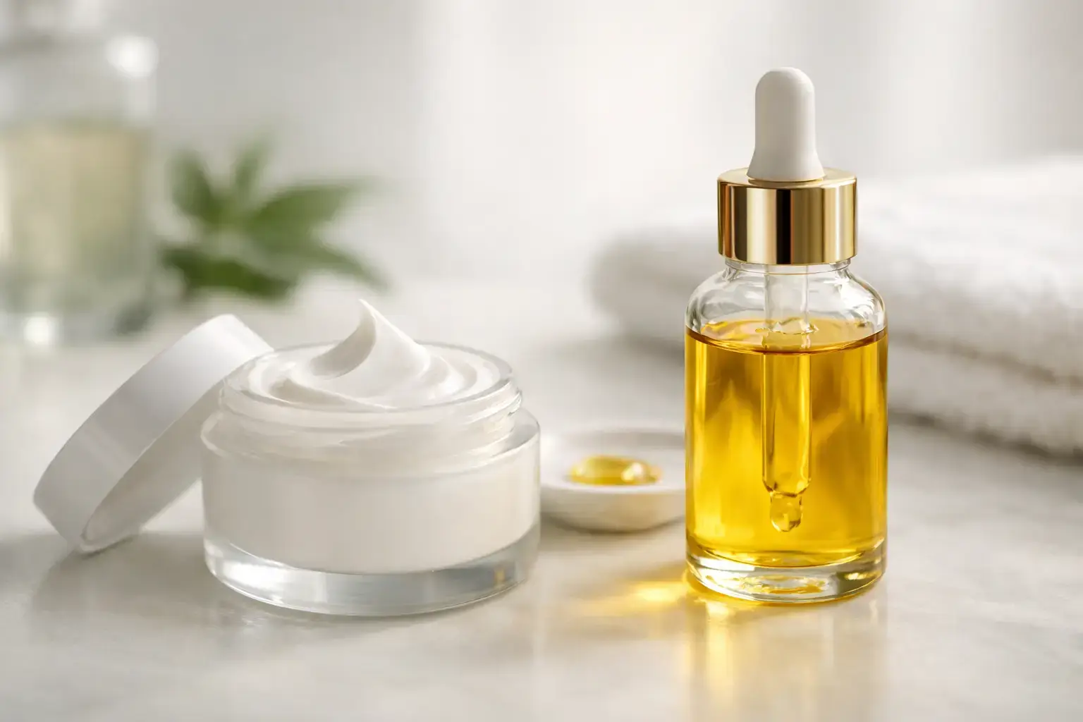 Cura de la piel: ¿crema o aceite?