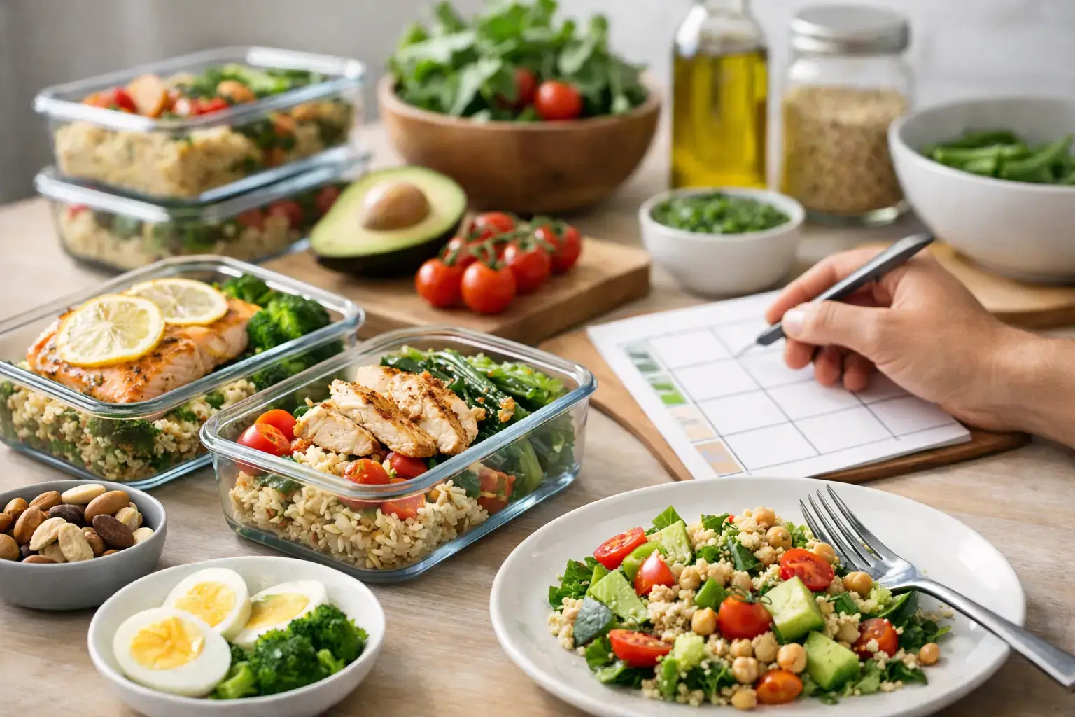 Menú saludable para la semana sin complicarte