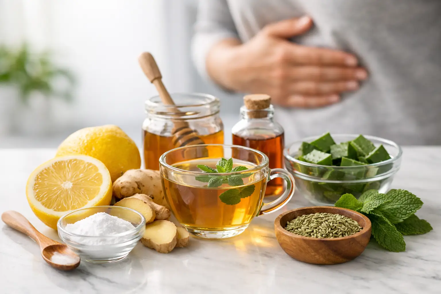 Remedios naturales para la acidez estomacal