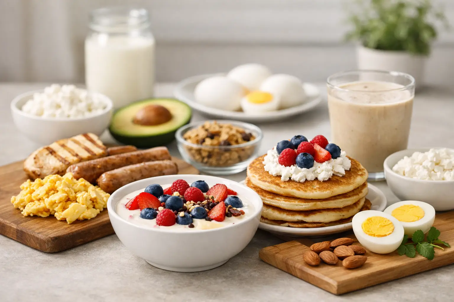 Cómo armar desayunos altos en proteína sin complicarte