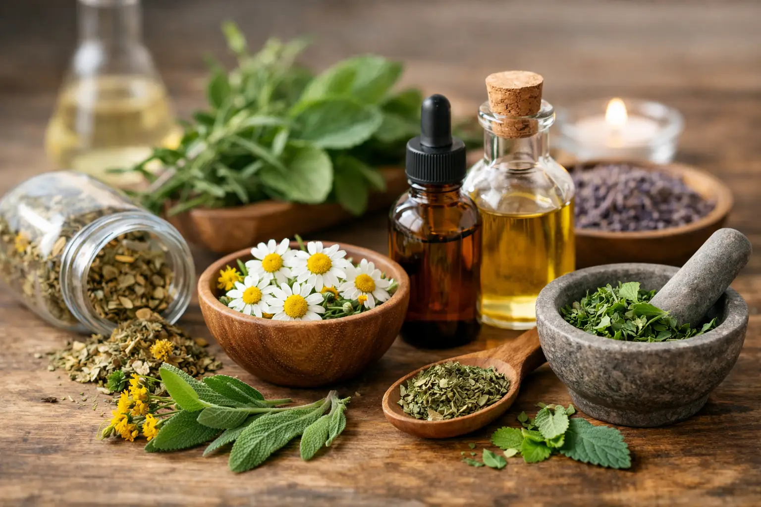 Guía de hierbas medicinales para un uso seguro
