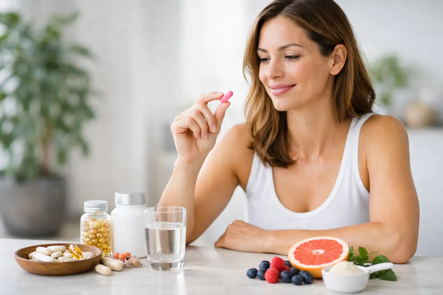 Guía de suplementos para mujeres, sin excesos