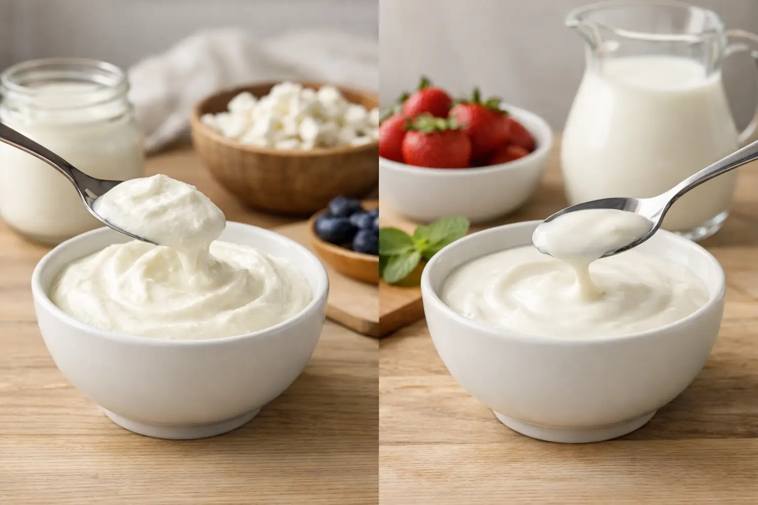 Yogur griego vs yogur natural, ¿cuál elegir?