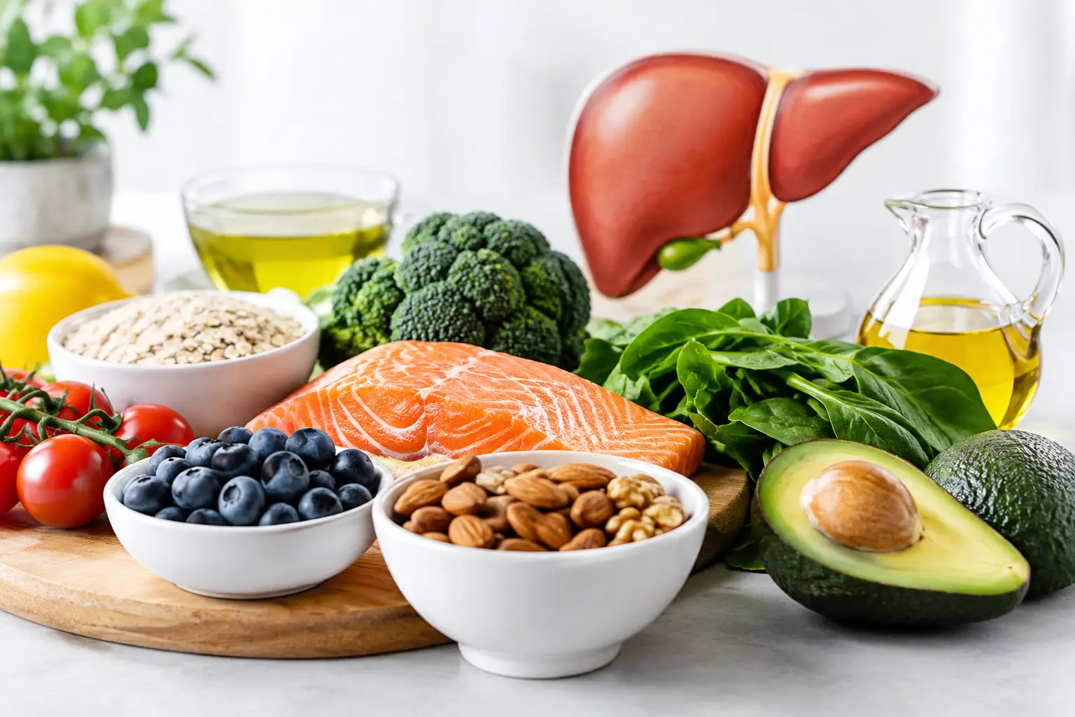 10 mejores alimentos para el hígado graso
