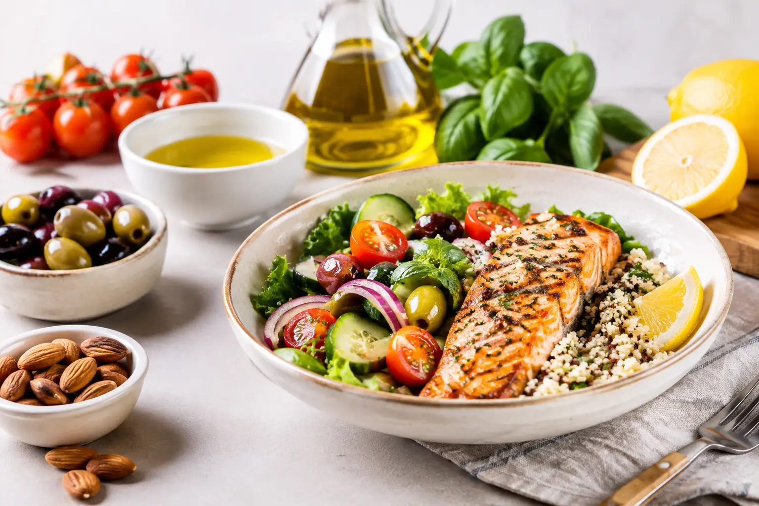 Dieta mediterránea para comer bien cada día