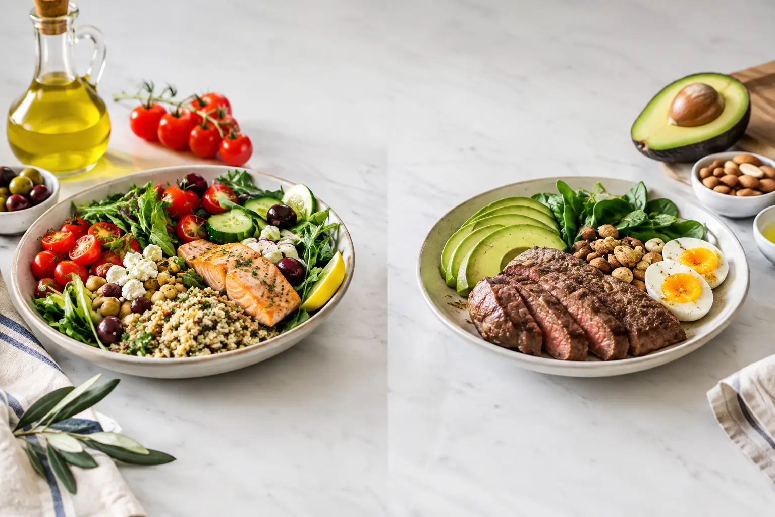 Dieta mediterránea versus keto ¿cuál conviene?