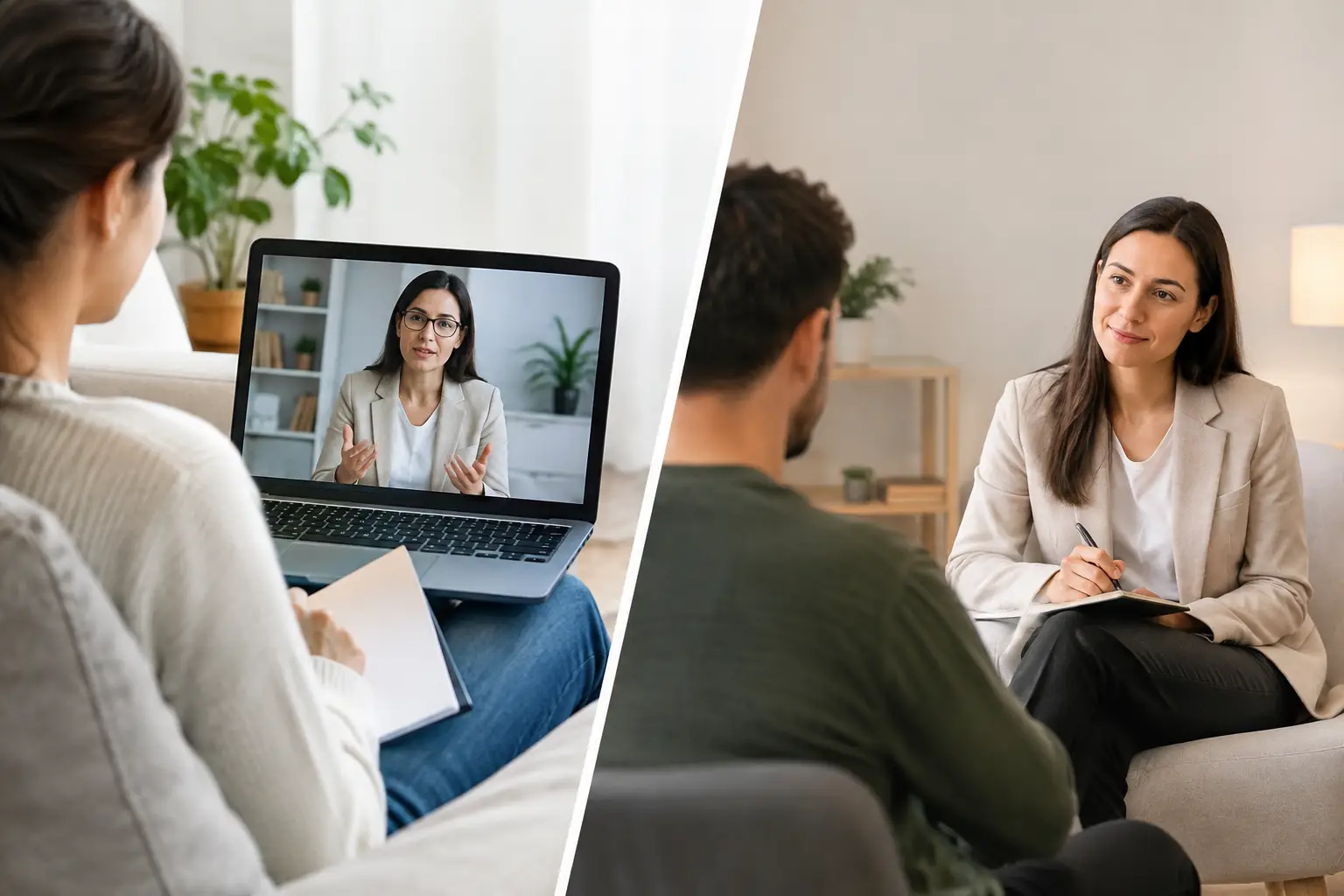 Terapia online versus presencial: cómo elegir
